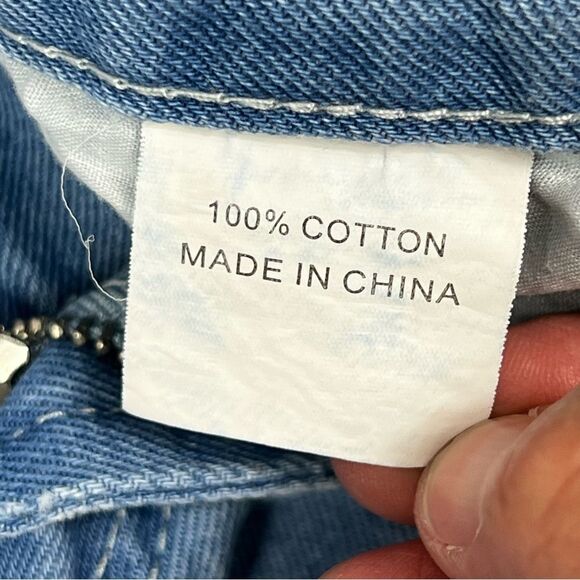 Princess Polly Light Vintage Wash High Rise Straight Leg Jeans Women’s Size 4 - Picture 10 of 12